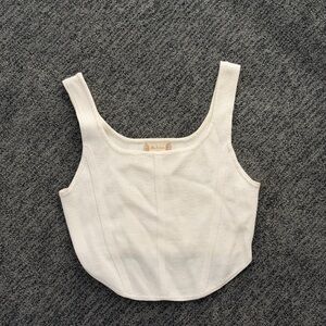 Altar'd State Cream Crop Top